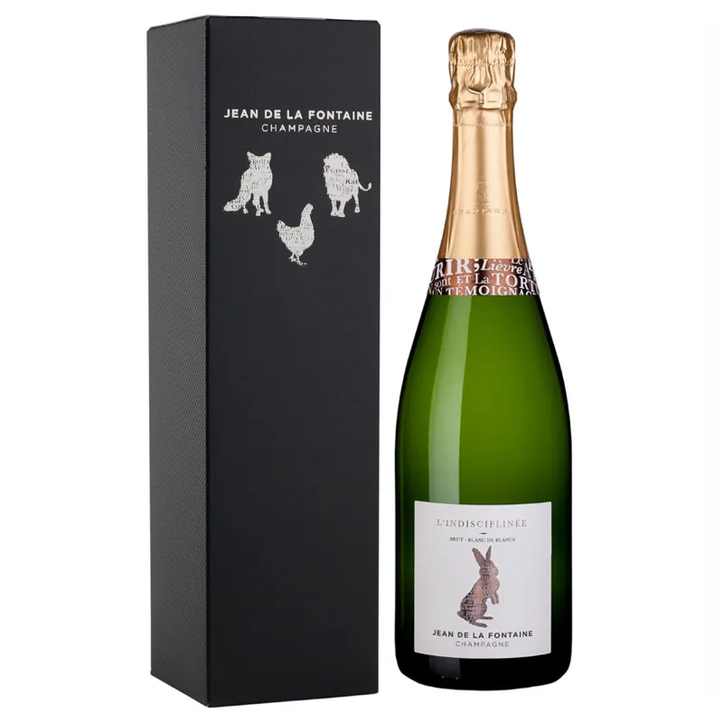 Indisciplinee 1. Jean de la Fontaine<br>“Indisciplinée”<br>Blanc de Blanc cl 75