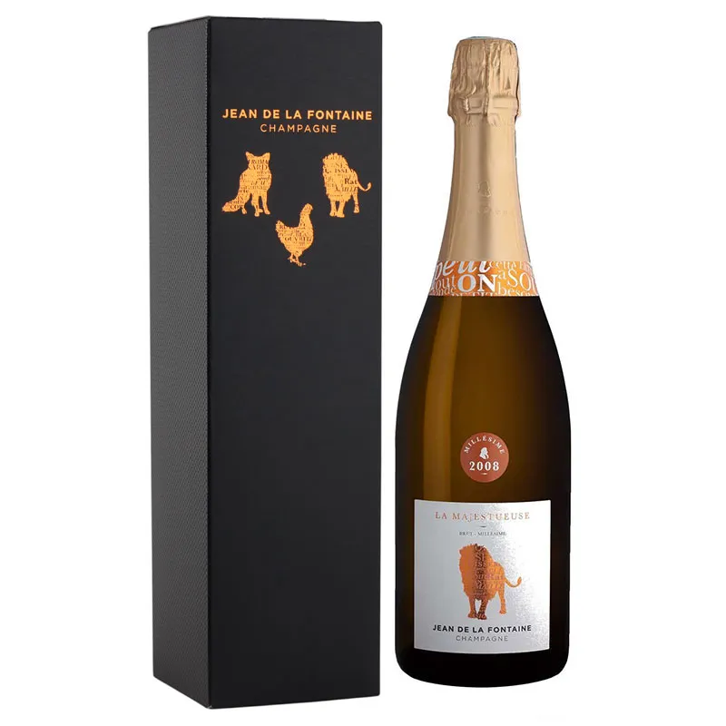 JF millesimato 1. Jean de la Fontaine<br>“La Majestueuse”<br>Brut Millesimato cl 75