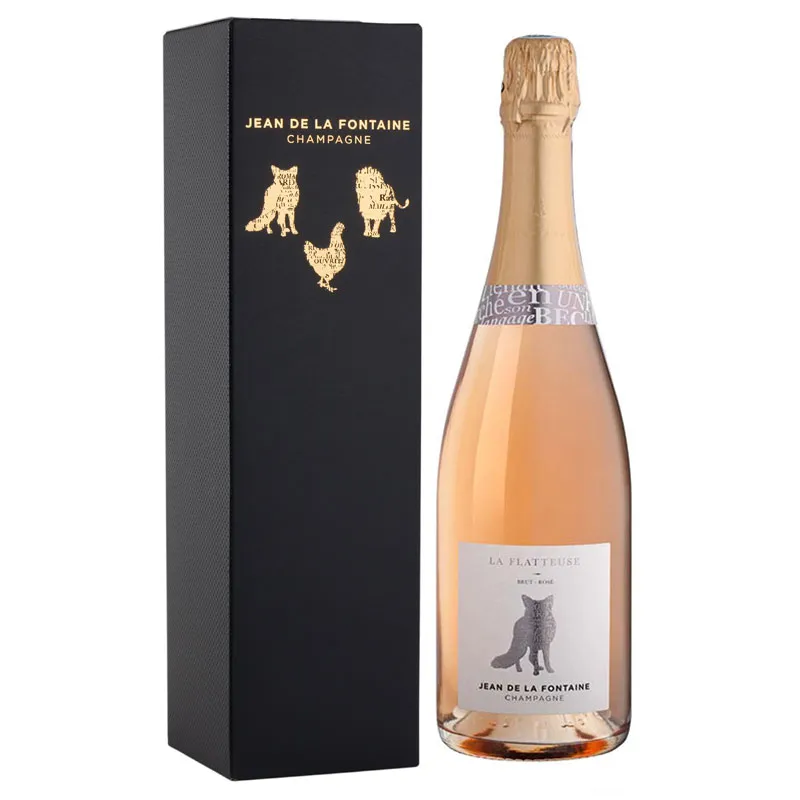 La Flatteuse Rose 1. Jean de la Fontaine<br>“La Flatteuse”<br>Brut Rosé cl 75